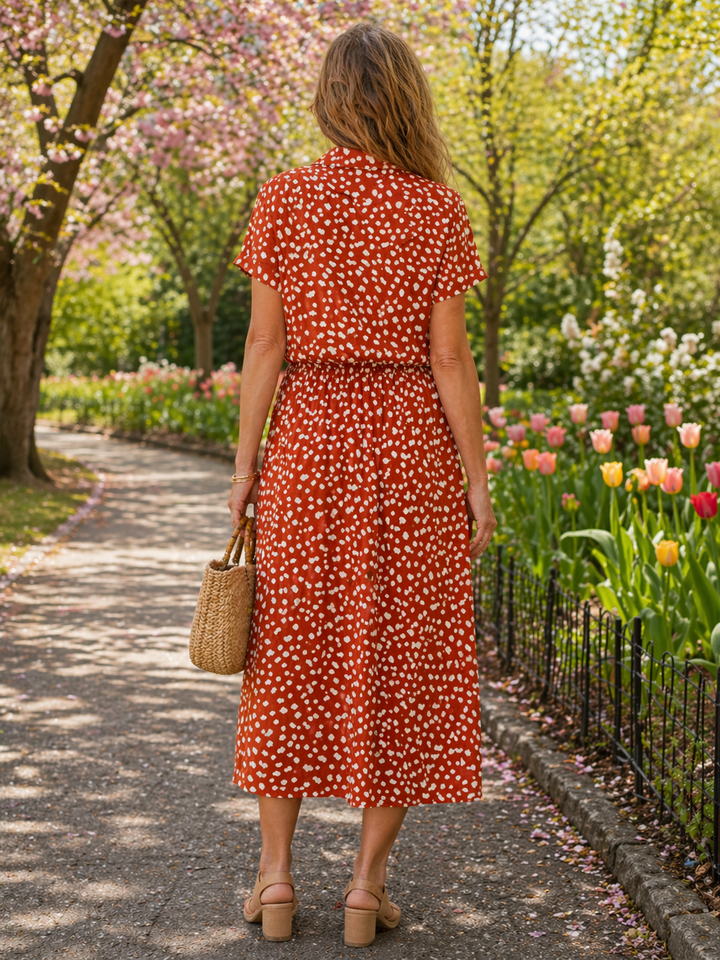Claribel Floral Dress — lifestyle shot