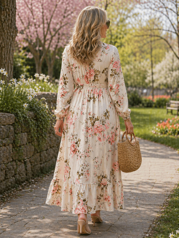 Ardella Floral Dress — lifestyle shot