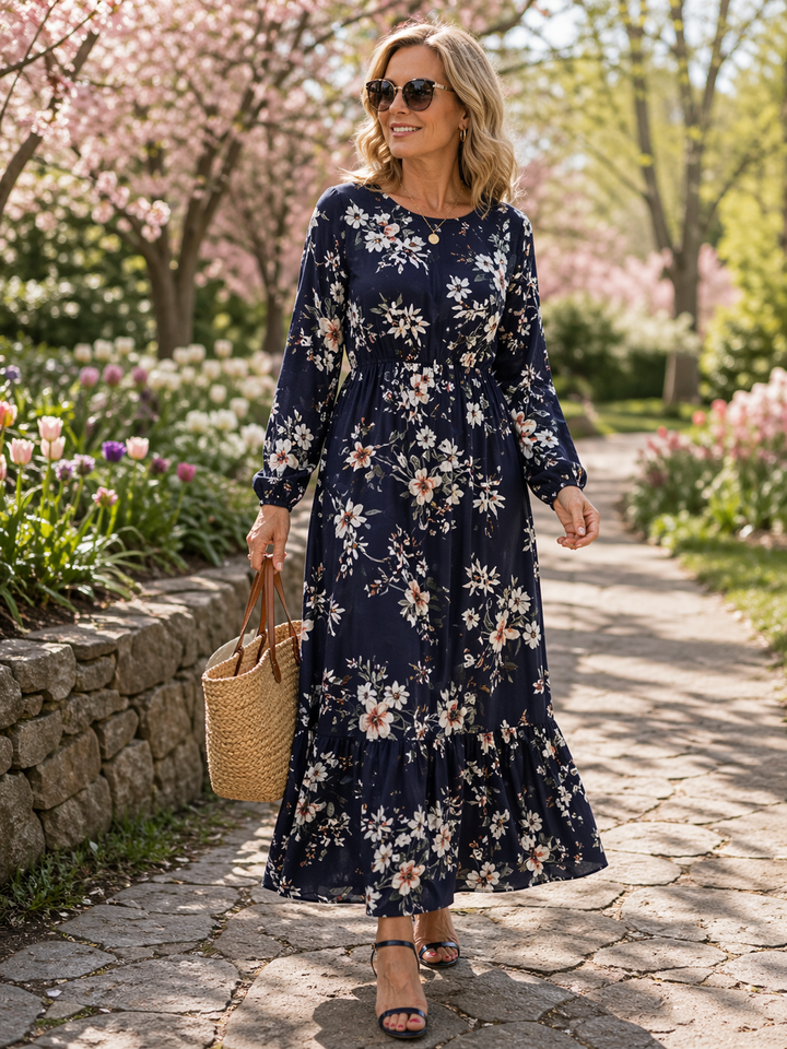 Aubrina Floral Dress — front view