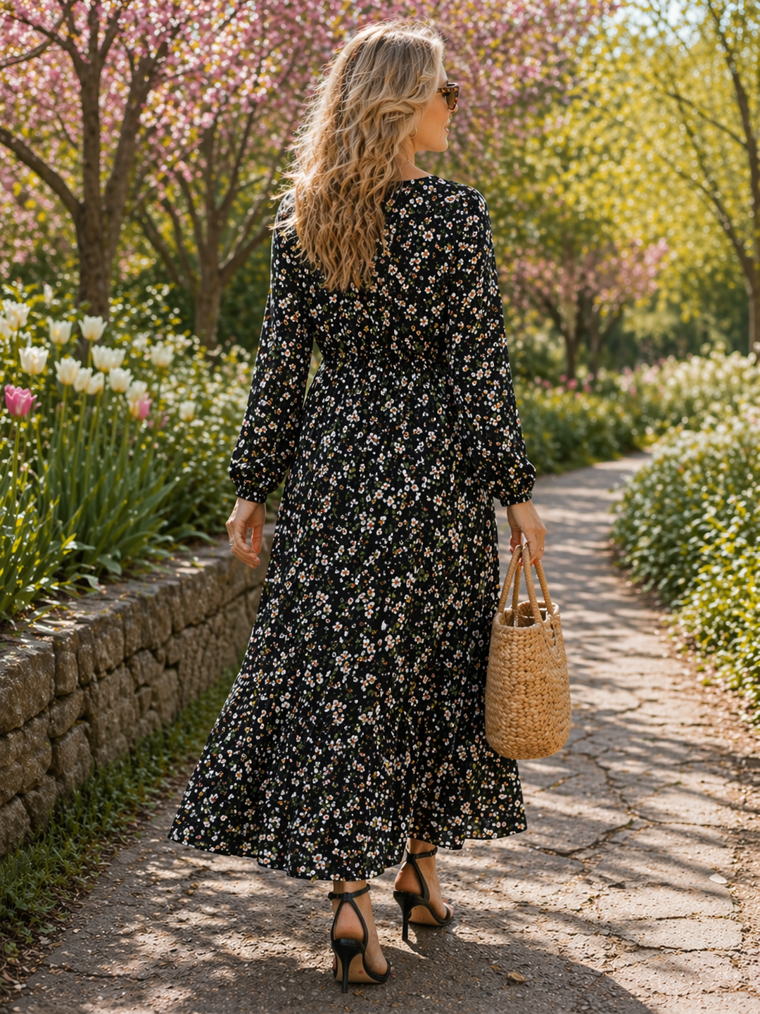 Baldina Floral Dress — lifestyle shot