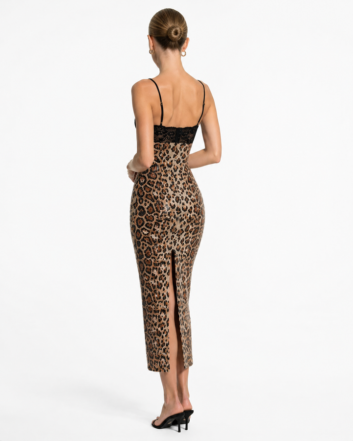 Wild After Dark Dress - women's dress, detail close-up