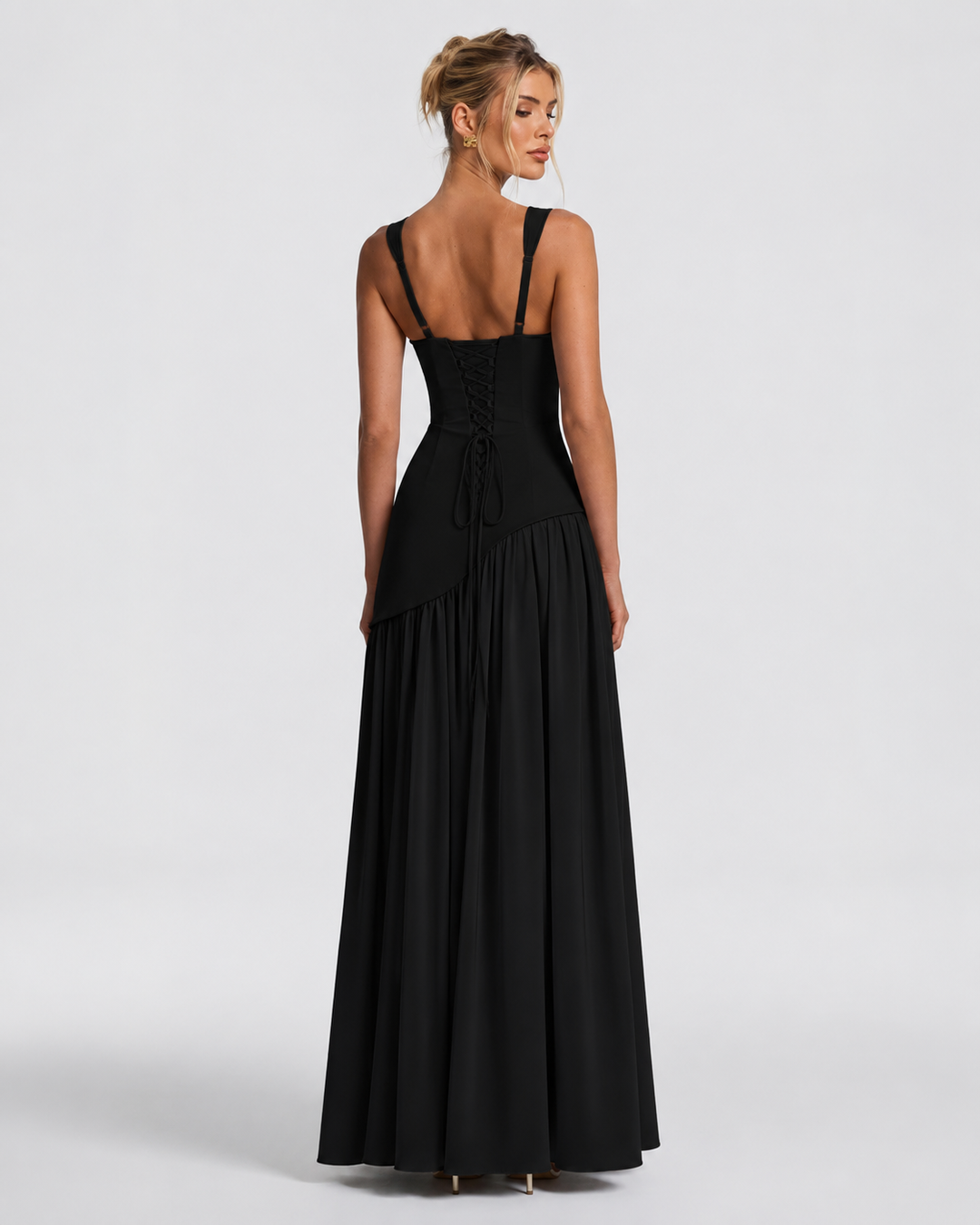 Aria Maxi Dress - women's maxi dress, full outfit view