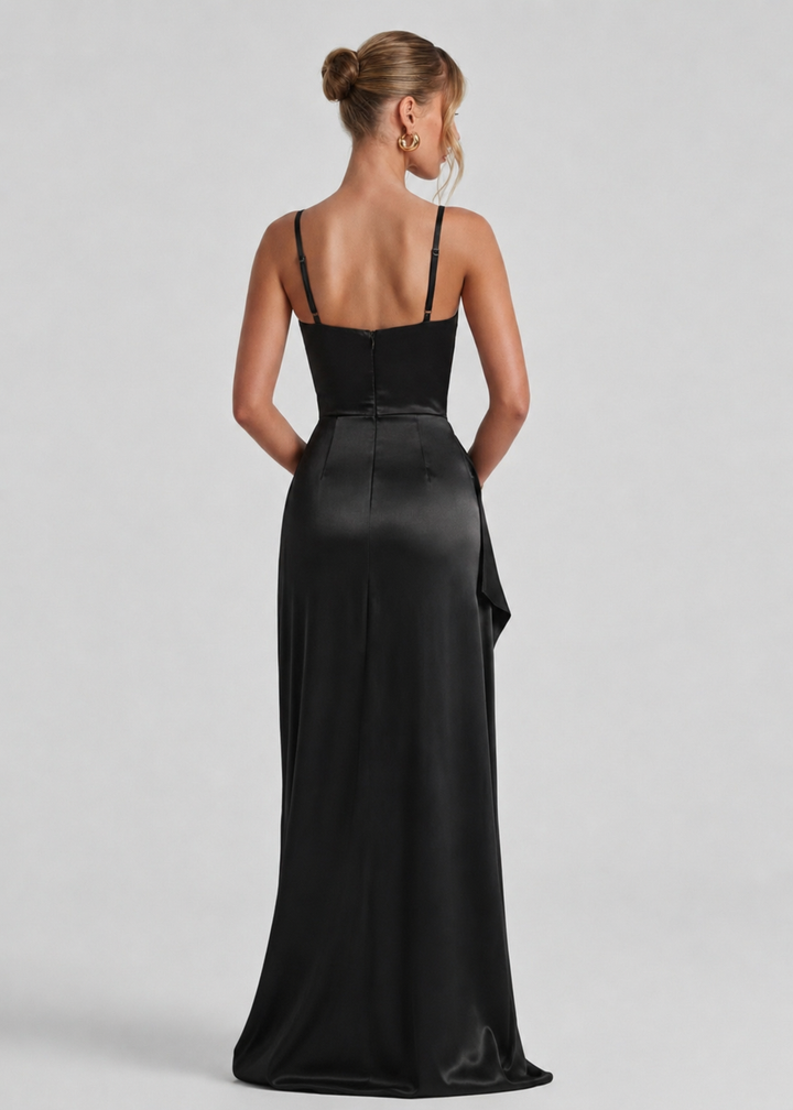 After Hours Maxi Dress - women's maxi dress, hem detail