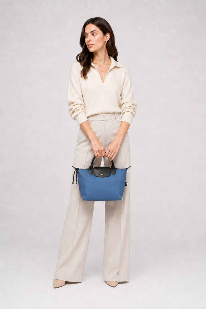 Longchamp Le Pliage Energy Small Crossbody Bag Navy Marine Blue lifestyle