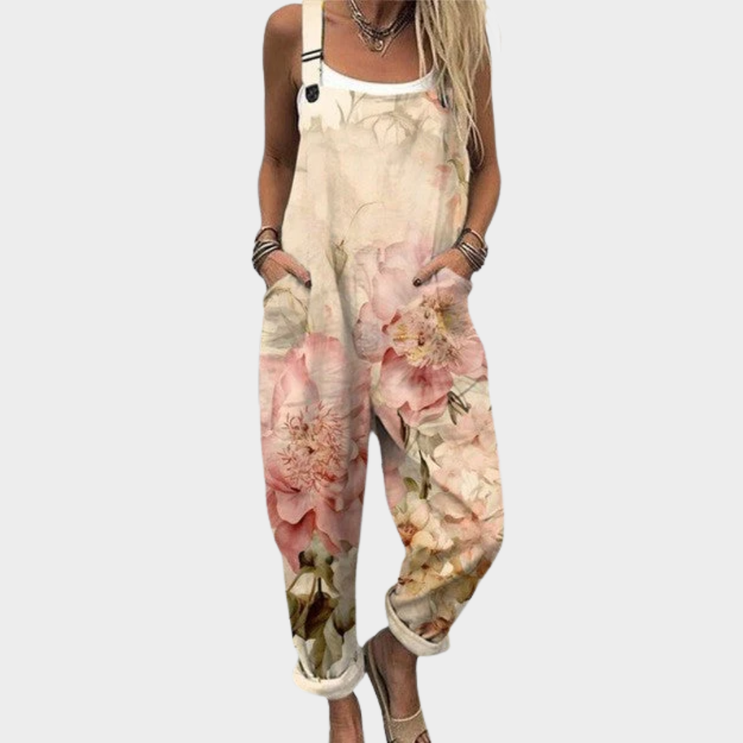 Relaxed Dungaree Jumpsuit — front view