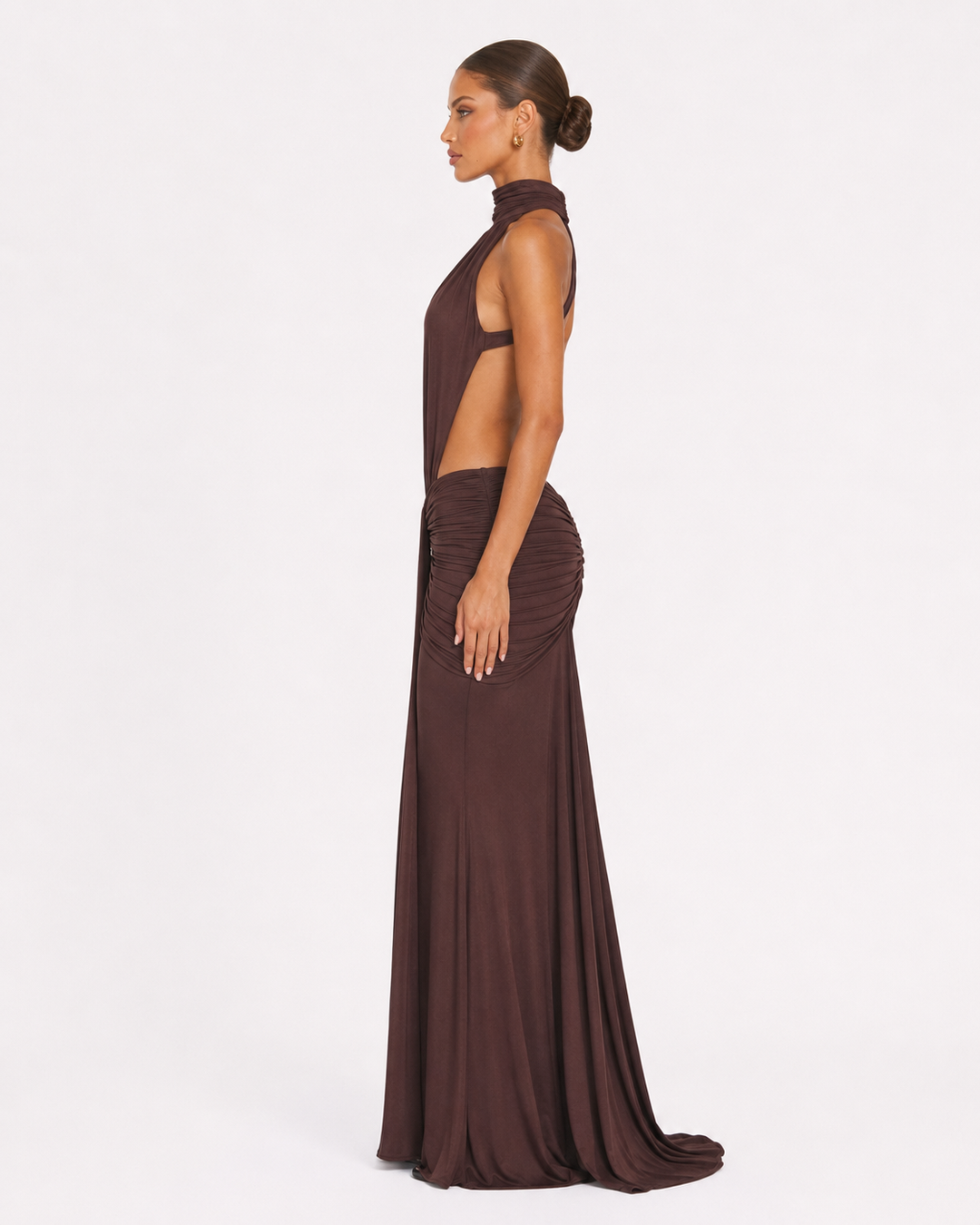 Scarlet Muse Gown - women's gown, detail close-up