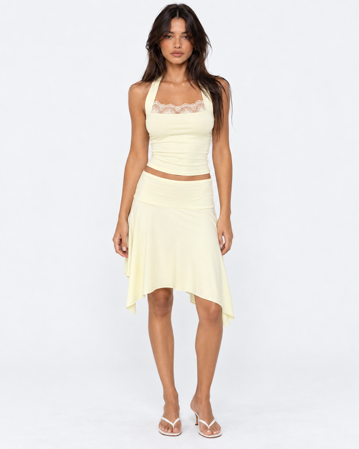 Soft Launch Skirt Set — women's skirt, front view