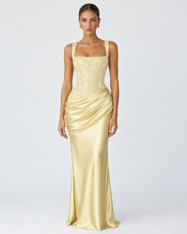 Private Invite Maxi — women's maxi dress, front view