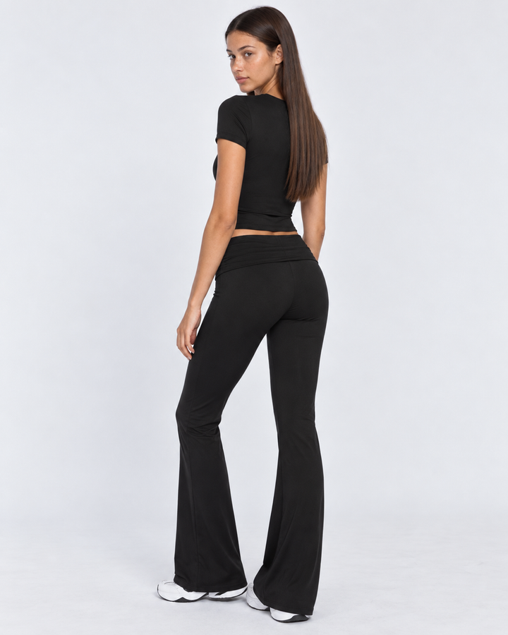 Off Duty Flare Set — women's two-piece set, color option 8