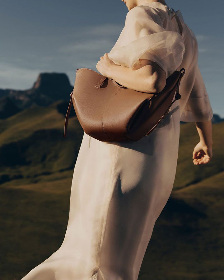 Polène bag – Cyme Mini sculptured leather