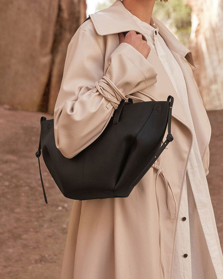Polène bag Cyme Mini – sculptured leather
