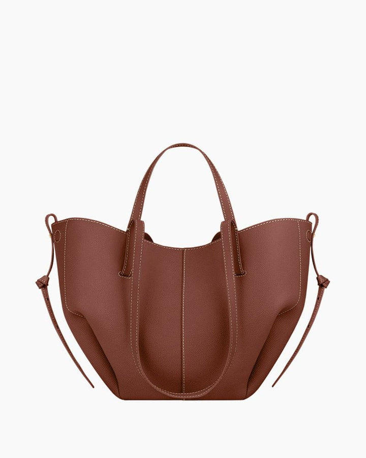 Polène Cyme Mini bag – textured leather tote