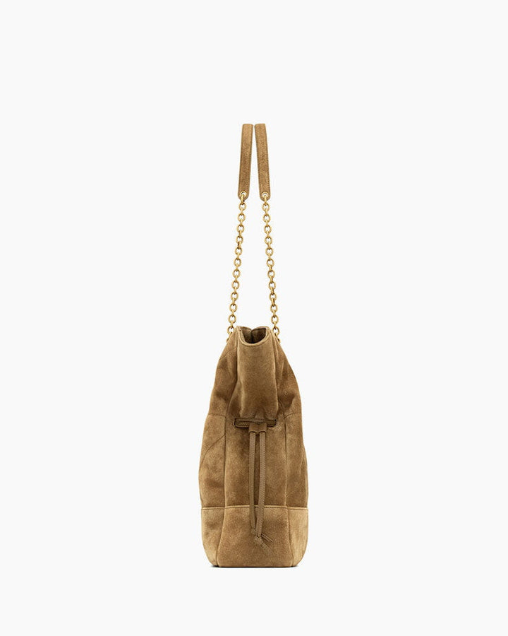 Women's Parisian Chic Slouchy Suede Shopper