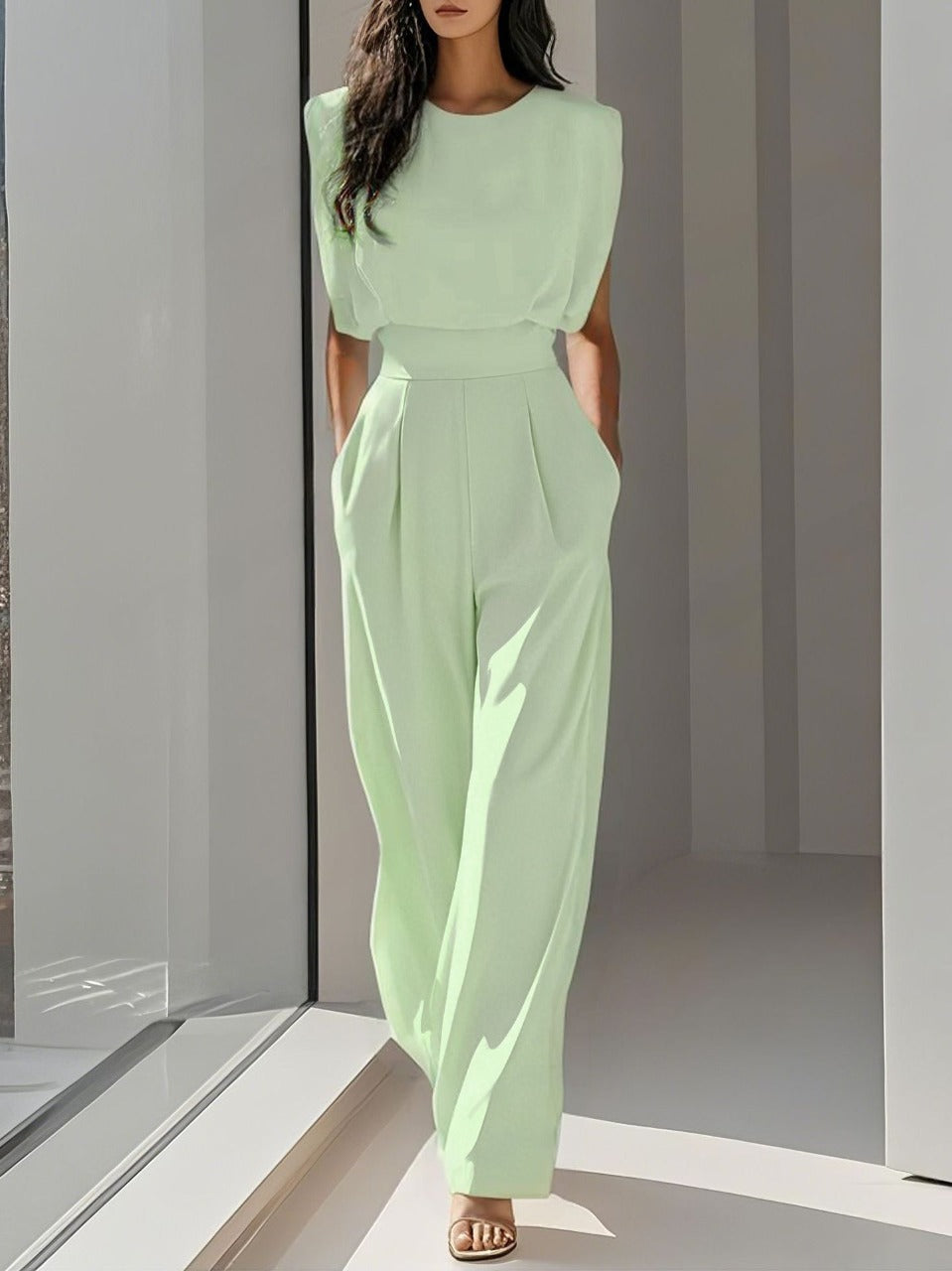 Paquita Elegant Jumpsuit — close-up view