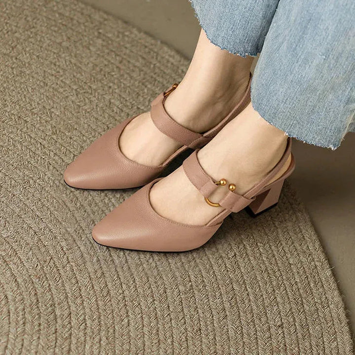 Riley Orthopedic Heels — front view