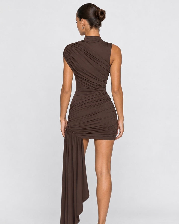 All Eyes On You Mini — women's mini dress, full-length view