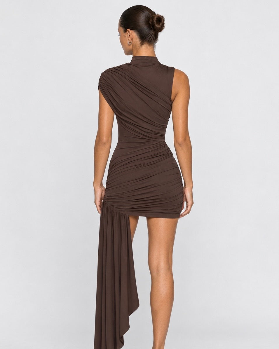 All Eyes On You Mini Dress - women's mini dress, full-length styled look