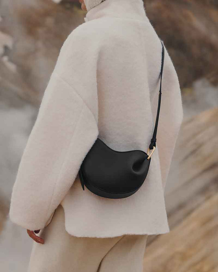 Weekend Stroll Textured Taupe Shoulder Bag