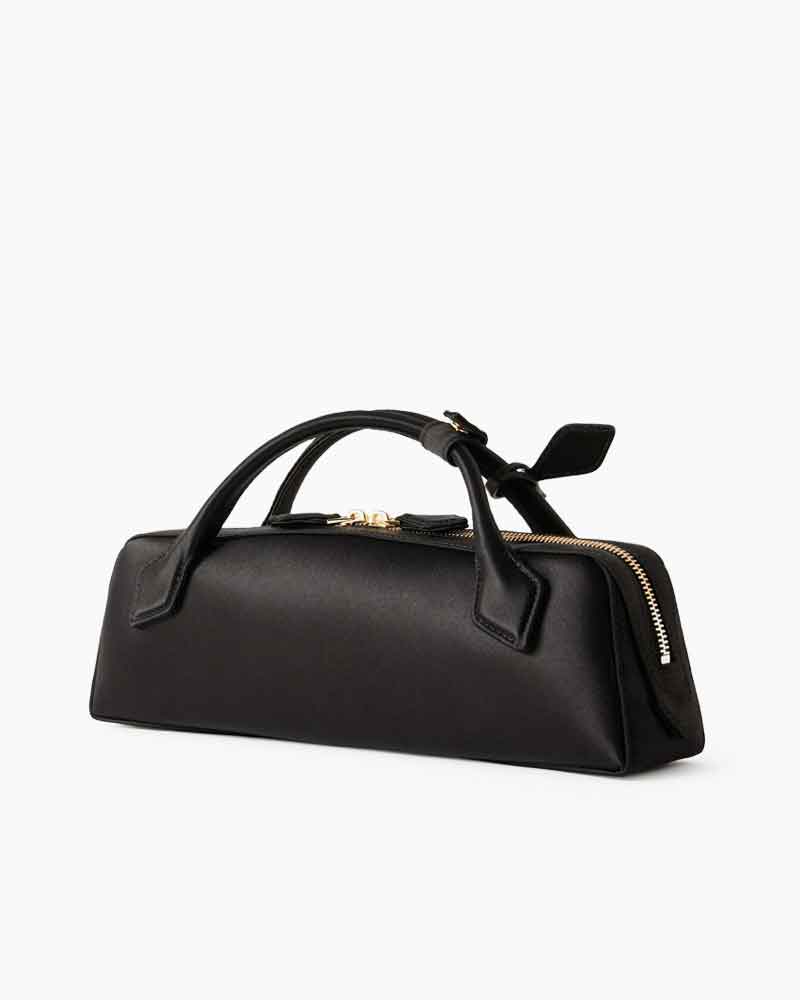 Evening Ready Satin Mini Top Handle Clutch
