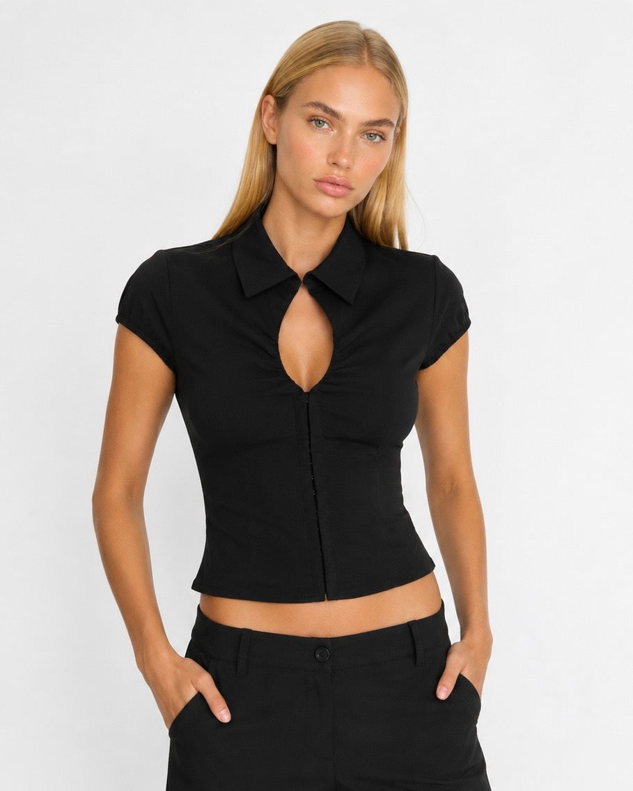 After Hours Contour Top — women's top, front view