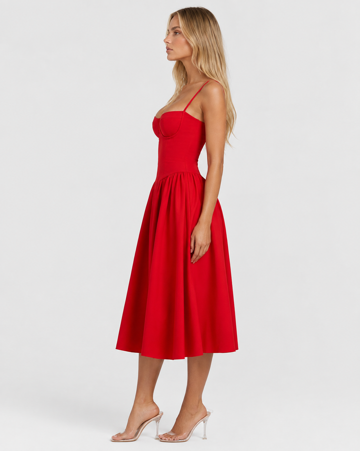 Amour Corset Midi — women's midi dress, color option 20