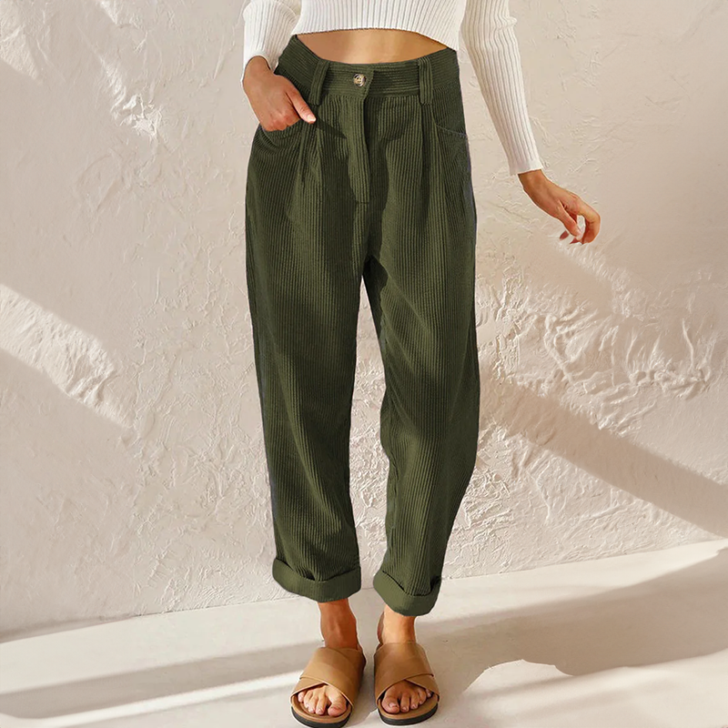 Annie Corduroy Pants — front view