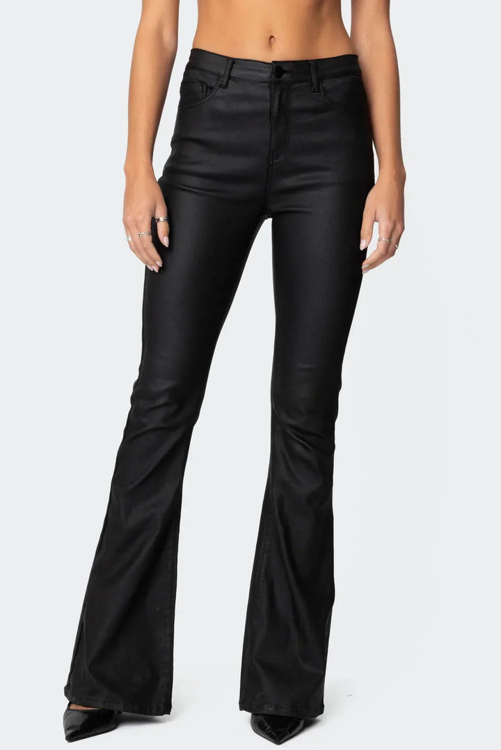 ARIA | Edge Flare Pants — women's pants, side view