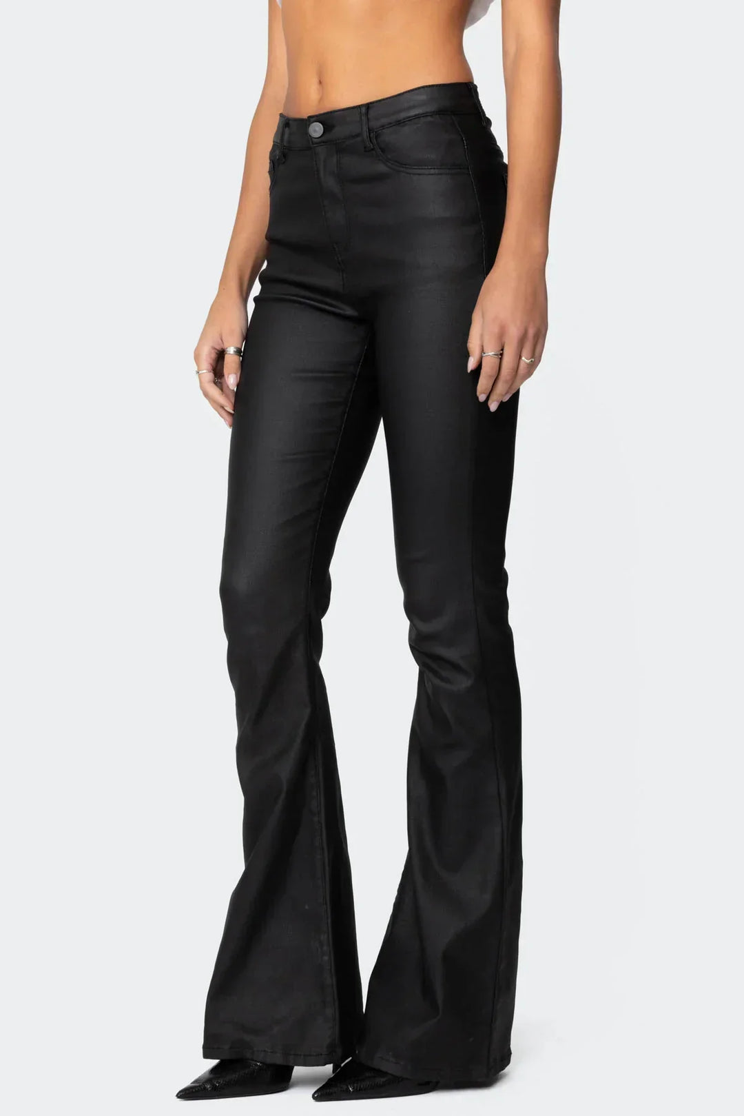 ARIA | Edge Flare Pants — women's pants, back view