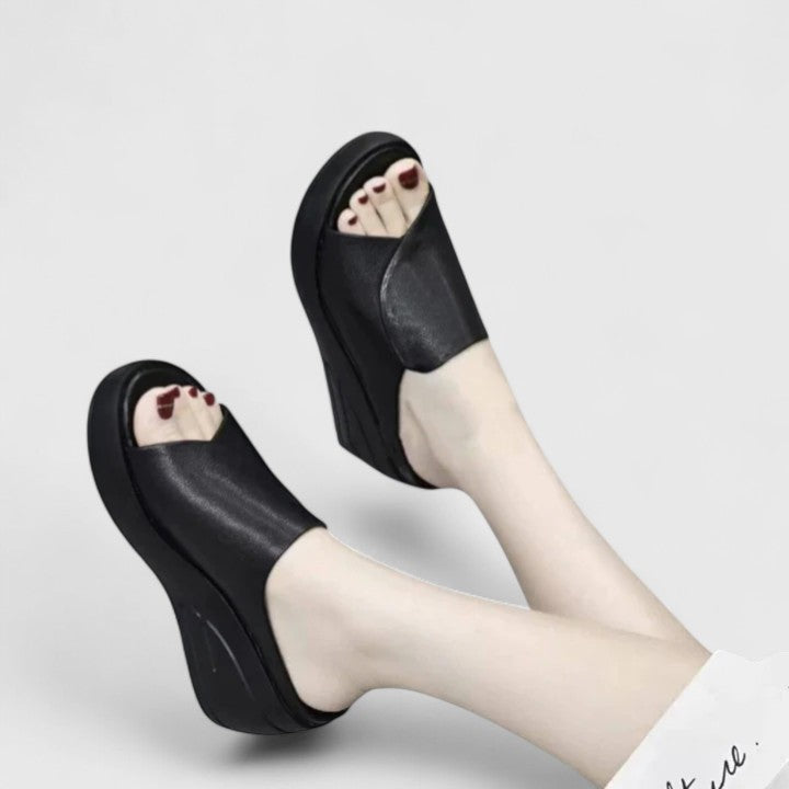 Celionette Orthopedic Wedge Sandals — side view