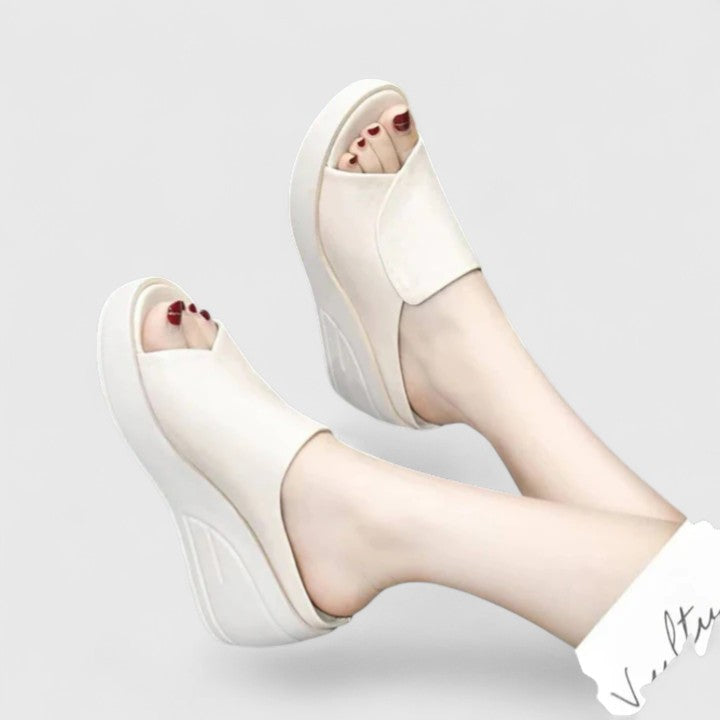 Celionette Orthopedic Wedge Sandals — back view