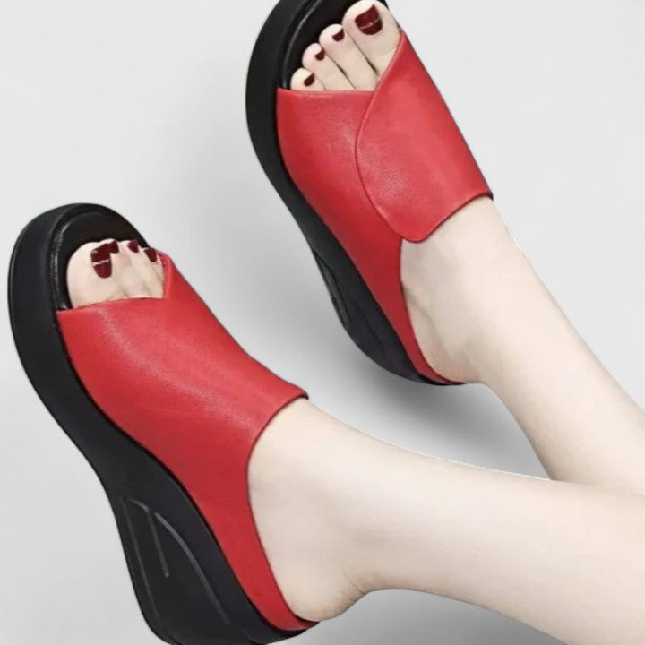 Celionette Orthopedic Wedge Sandals — detail view