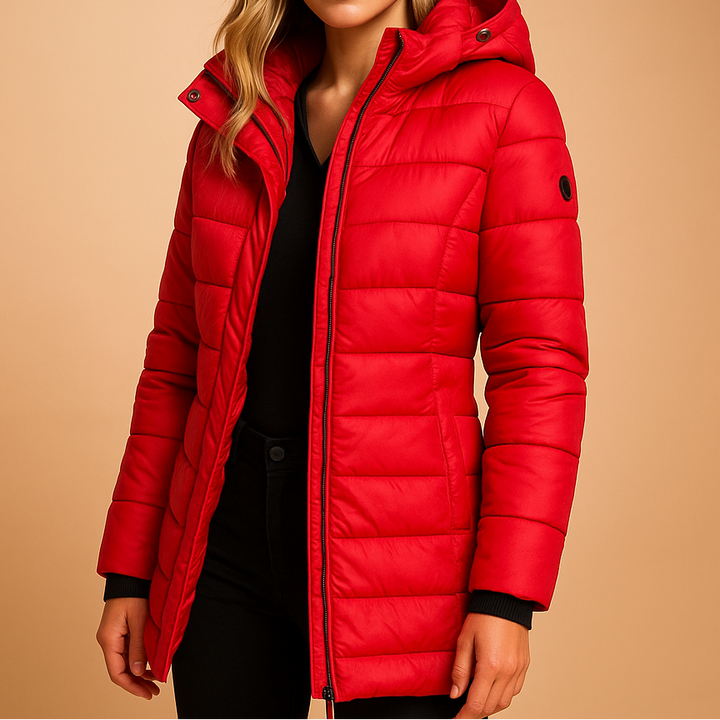 Elize | Women's Quilted Hooded Puffer Down Jacket