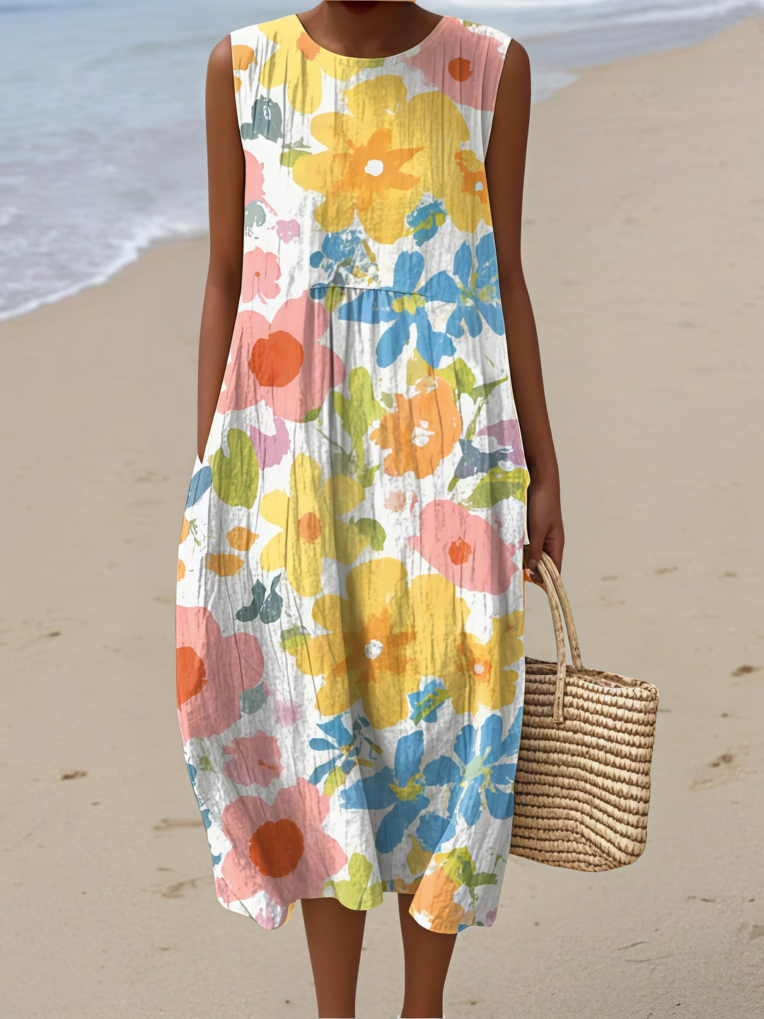 Ella Lightweight Summer Dress — front view