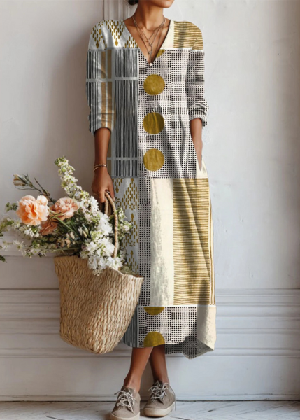 Emily Bohemian Comfort Dress — front view