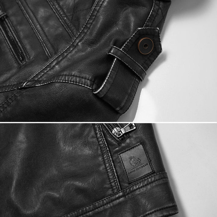 Close-up of the Engine jacket's sleeve pocket detail