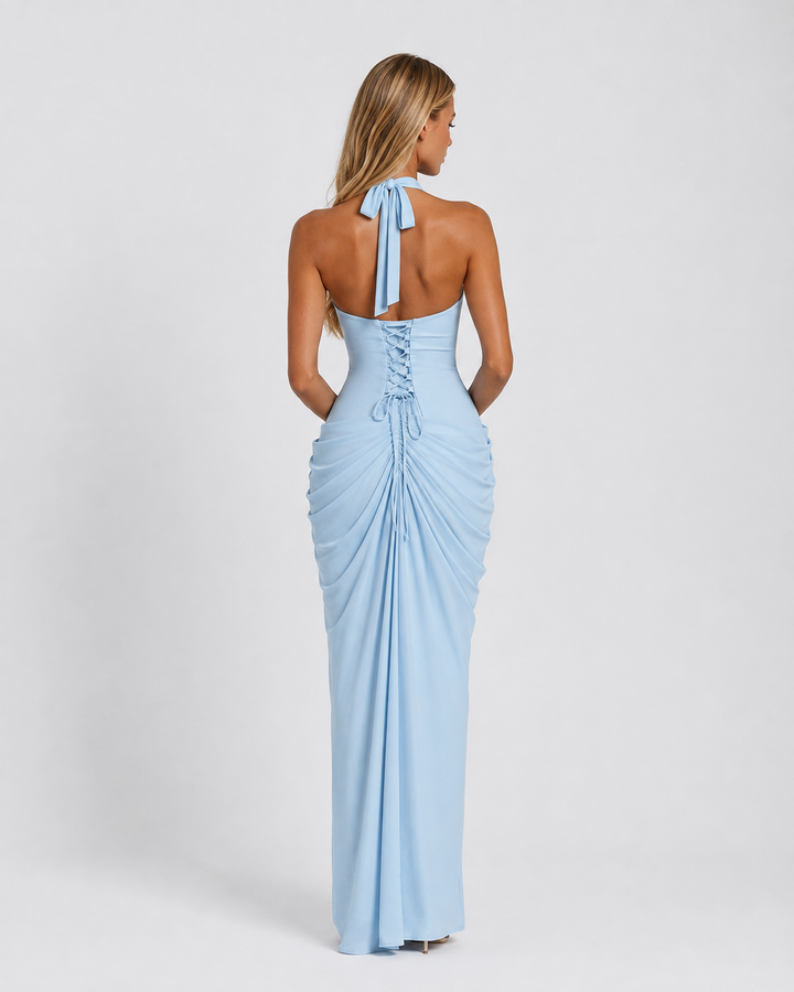 Sunset Siren Gown - women's gown, skirt detail