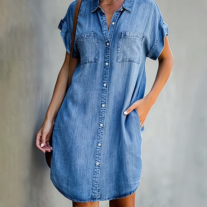 Saylor Denim Shirt — front view