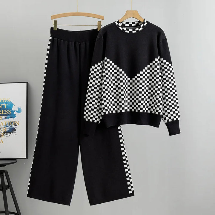 Avery Pullover Pajamas Lounge Set — front view
