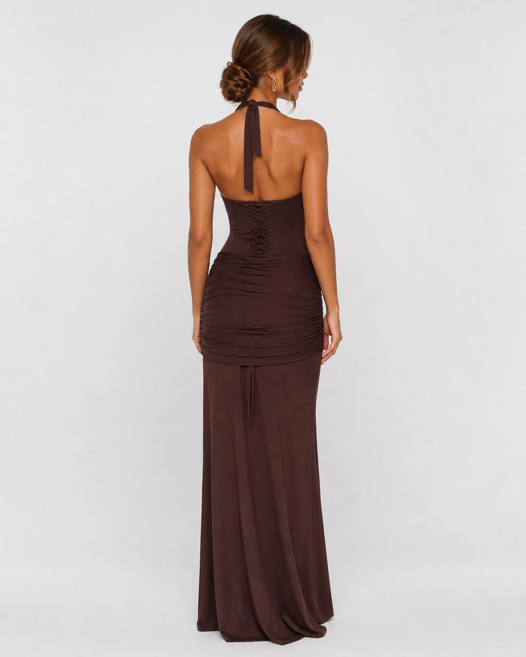 Midnight Hour Maxi Dress - women's maxi dress, waist detail