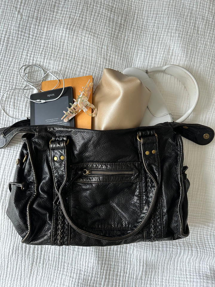 ARIA | Vintage Weave Shoulder Bag — women's bag, styled as a complete outfit