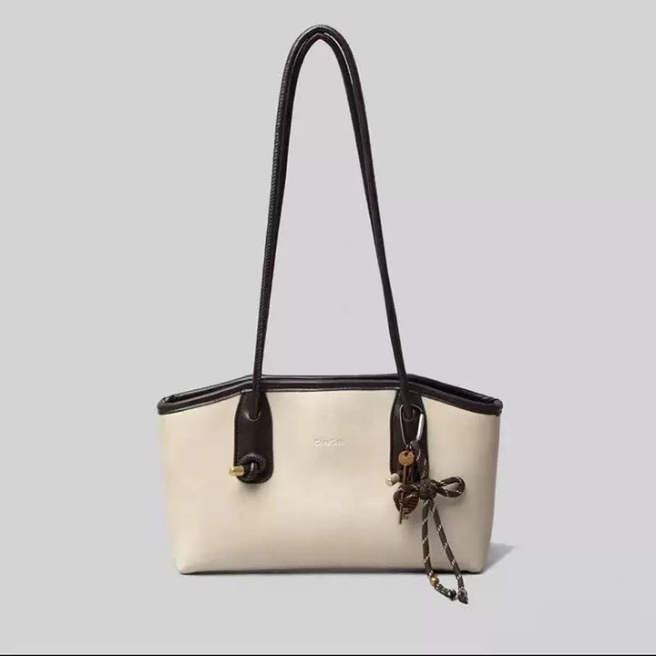 Espresso Muse Bag — women's bag, detail of the handles