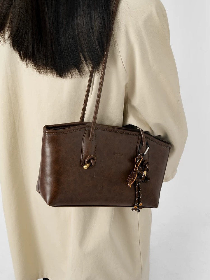 Espresso Muse Bag — women's bag, fit and length reference