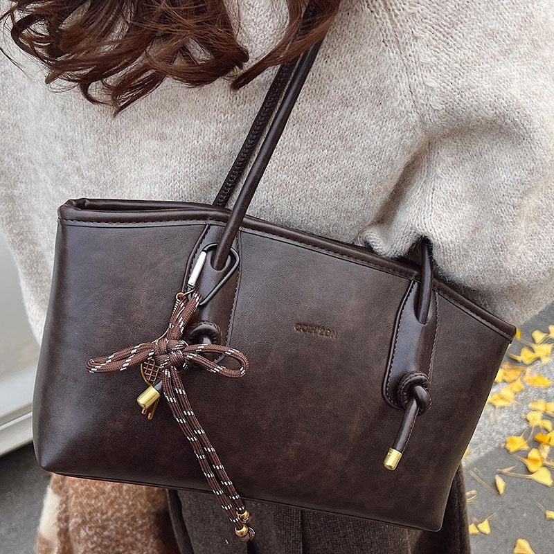 Espresso Muse Bag — women's bag, three-quarter angle
