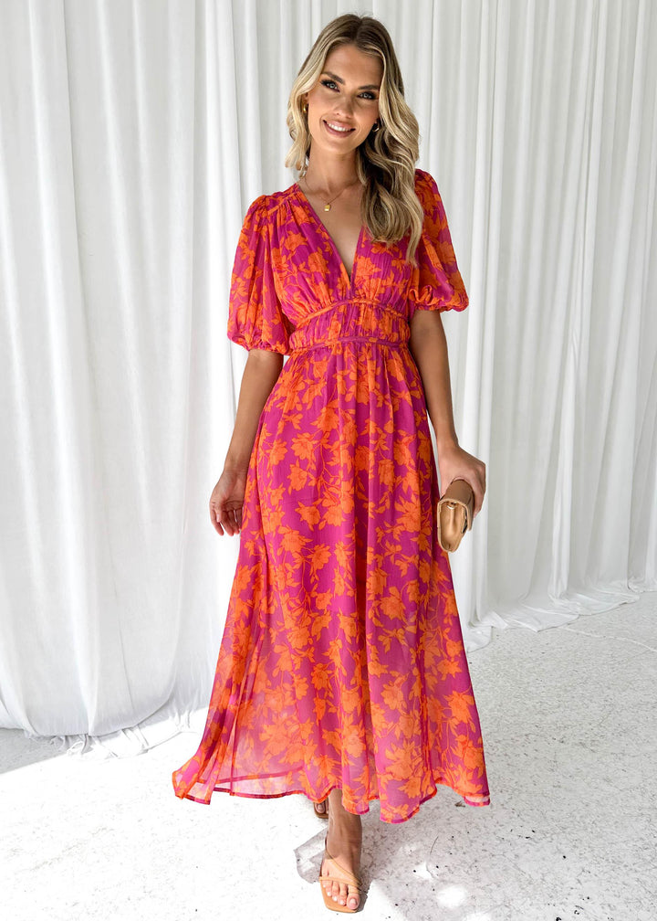 Clara - Maxi Spring Dress — close-up detail