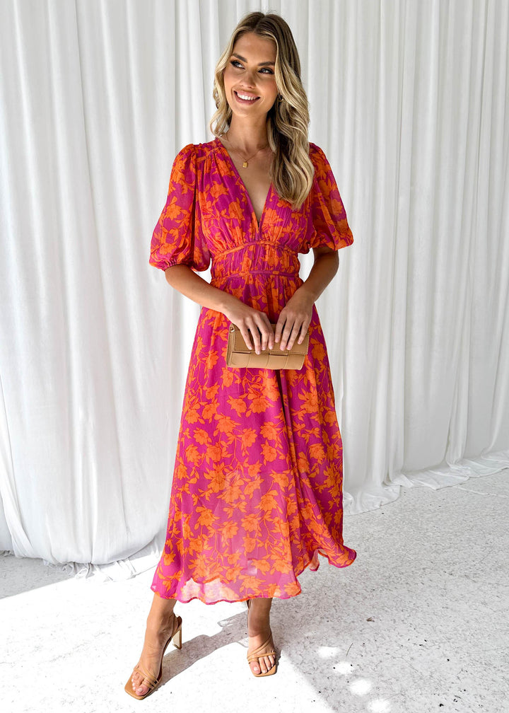 Clara - Maxi Spring Dress — side view