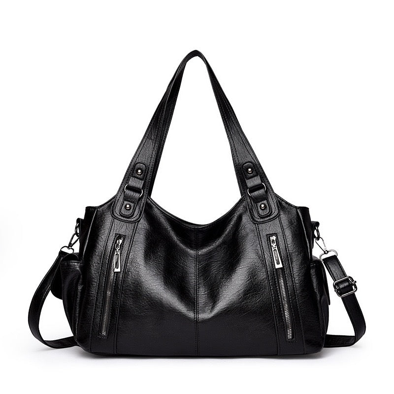 ARIA | Everyday Carryall Bag — women's bag, close-up of the fabric and handles
