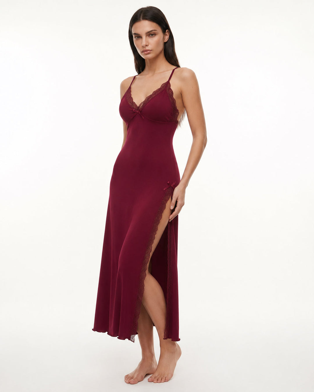 Sweet Dreams Maxi — women's maxi dress, three-quarter angle