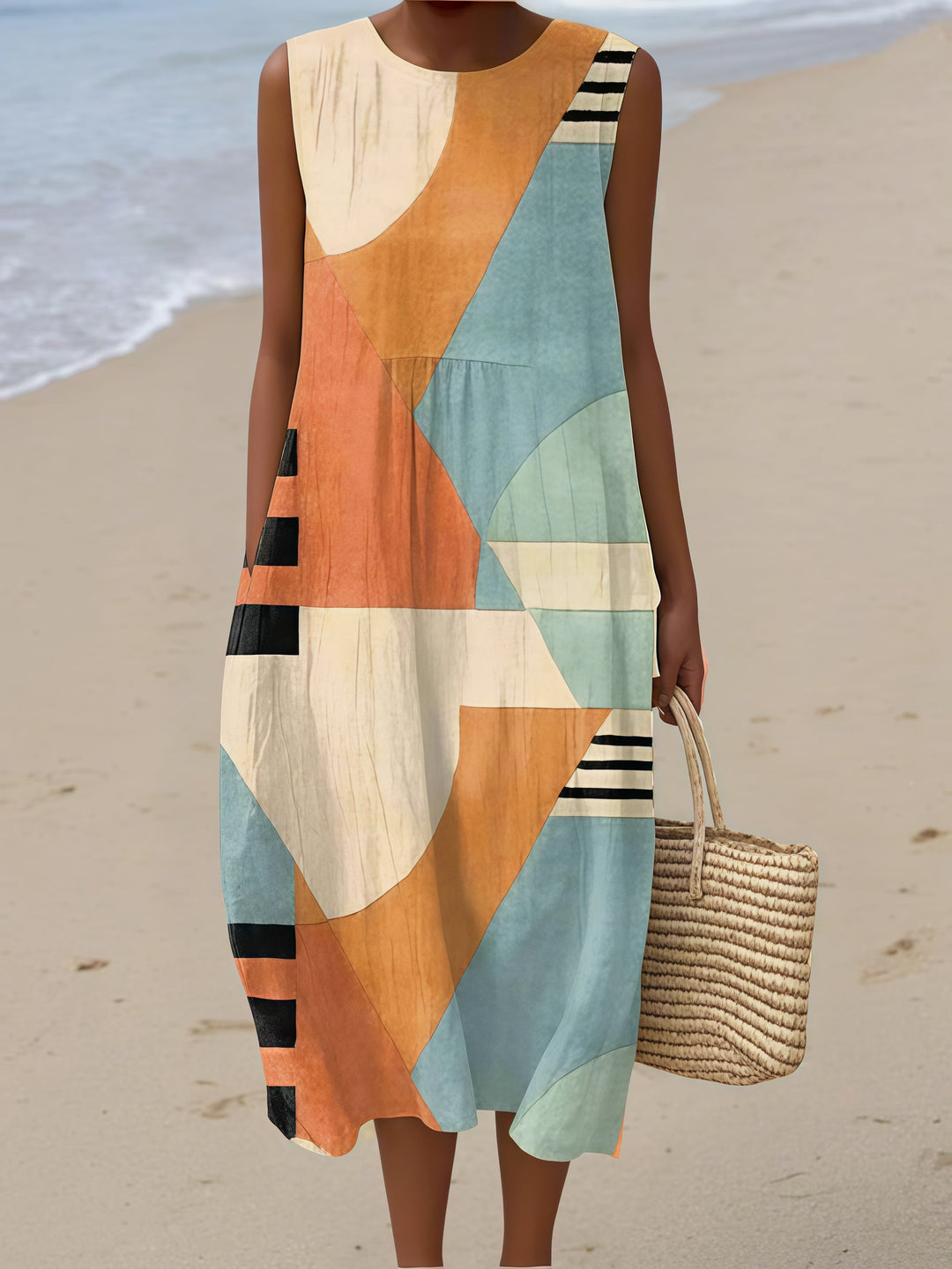 Iris Lightweight Summer Dress — front view