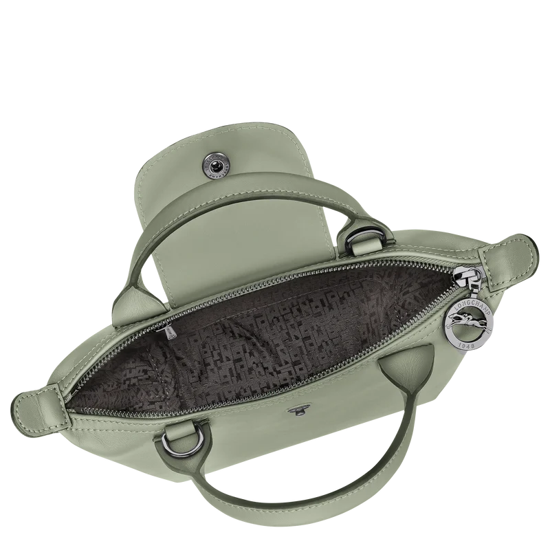 Longchamp Le Pliage Xtra XS Leather Bag Tundra interior detail
