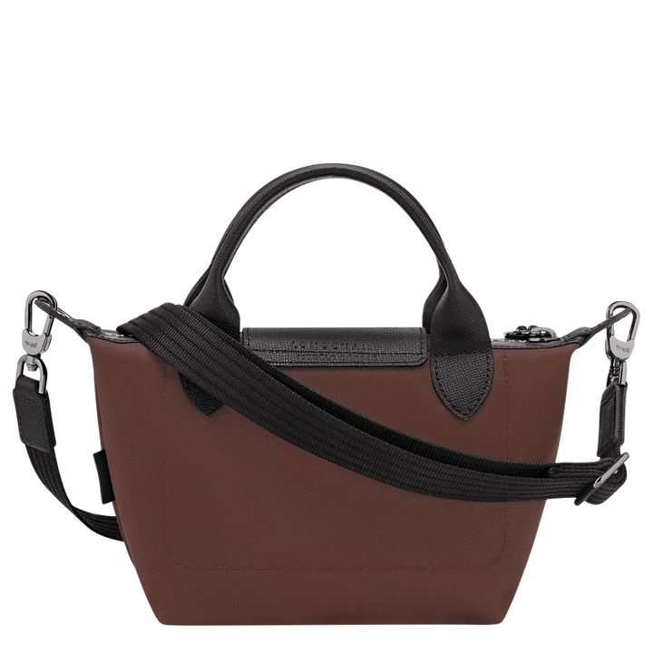 Longchamp Le Pliage Energy XS Crossbody Handbag Cocoa Brown side view